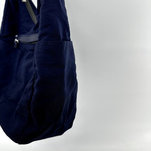 Baggallini All Around Hobo Crossbody Bag Zip Adjustable Pockets Blue One Size - Picture 4 of 7